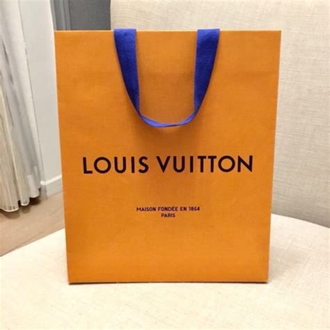 lv print bag|lv paper shopping bag.